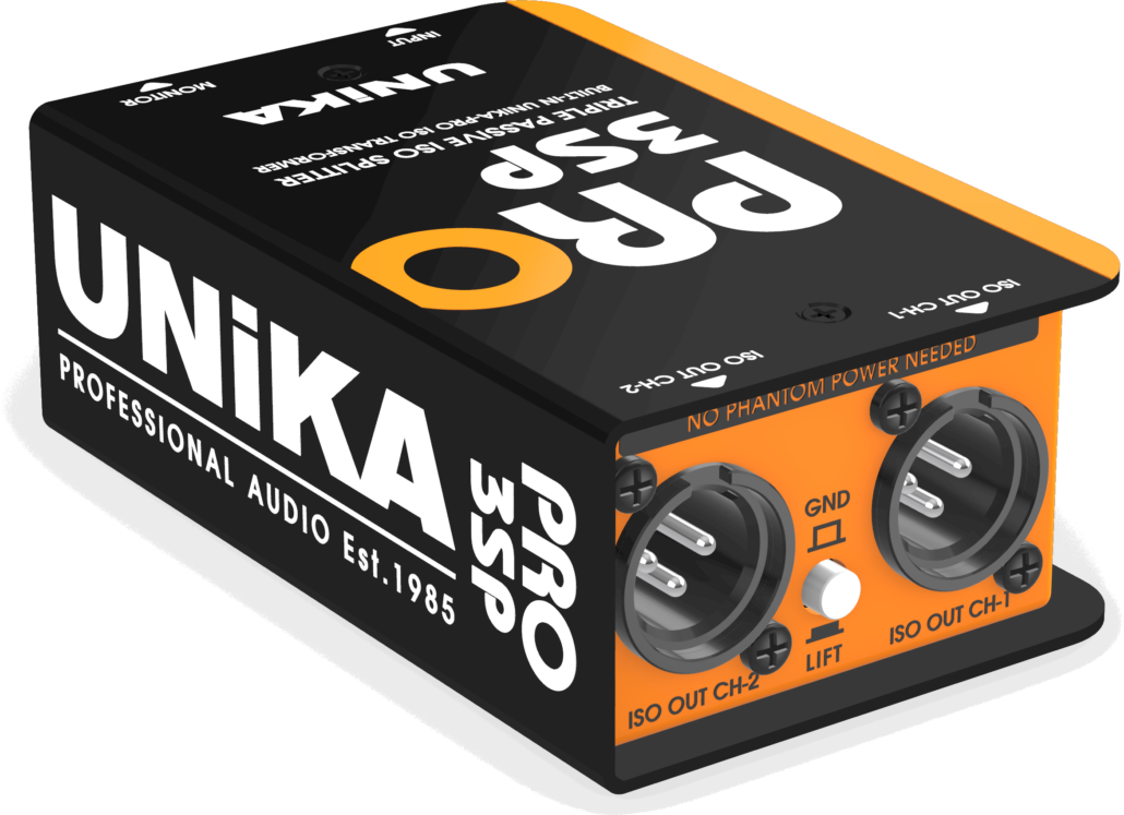 Unika Pro Audio PRO 3SP Isolated signal splitter
