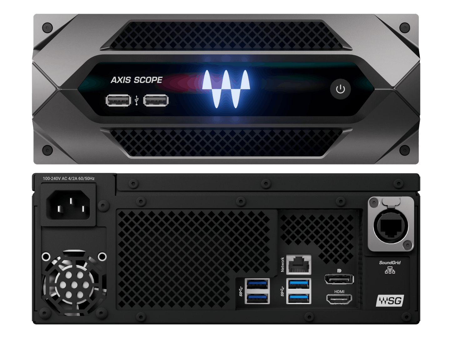 eMotion LV1 + Extreme-C Server + 32-Preamp Stagebox + Axis Scope