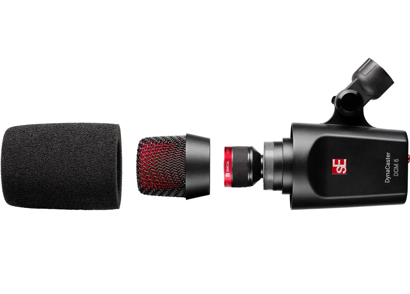 sE Electronics DynaCaster DCM6 Active Dynamic Broadcast Microphone with Mic Preamp