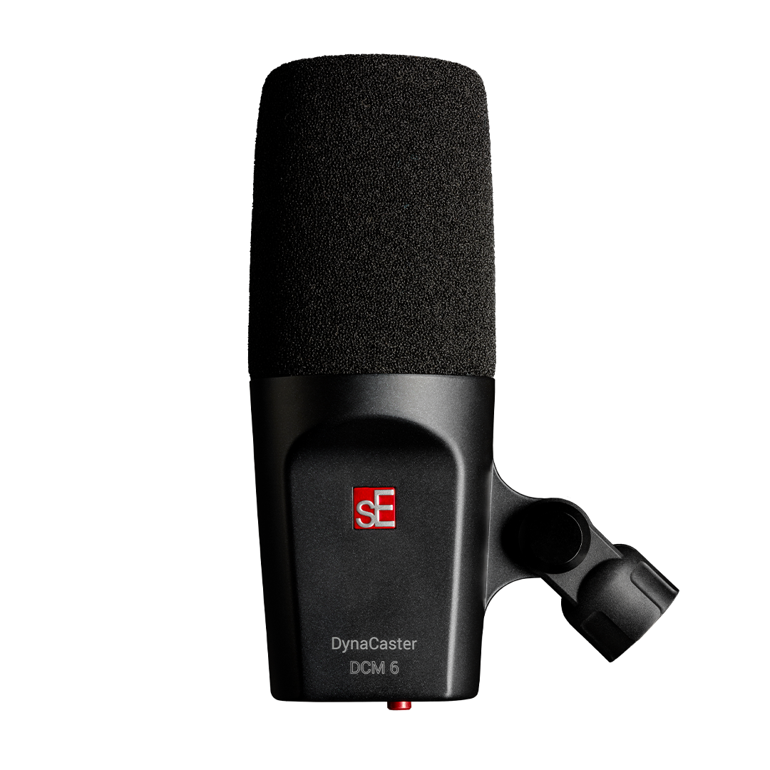 sE Electronics DynaCaster DCM6 Active Dynamic Broadcast Microphone with Mic Preamp