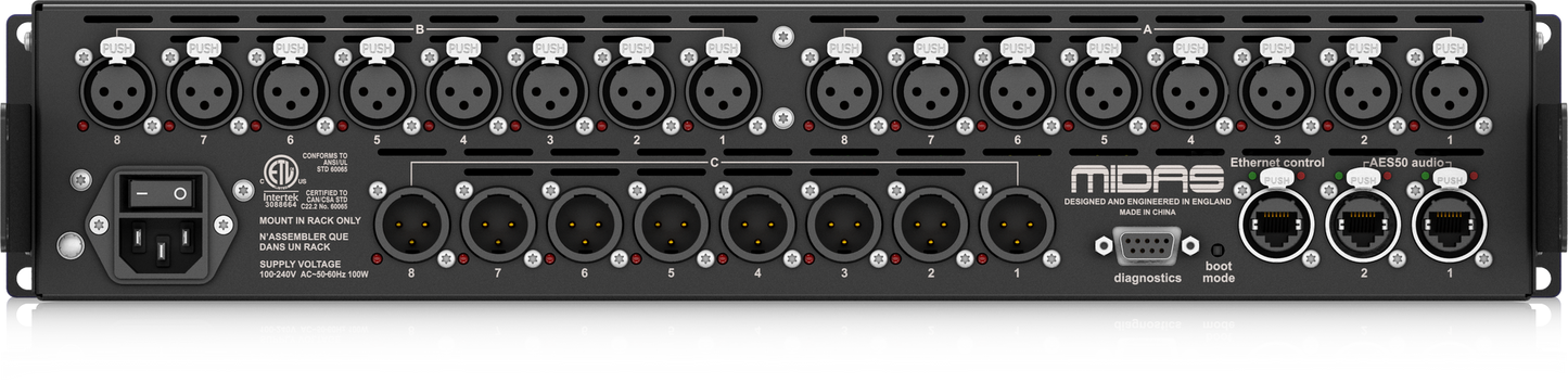 Midas PRO1-IP 40-channel Digital Mixer with DL153 Stagebox (Used item)(SOLD)