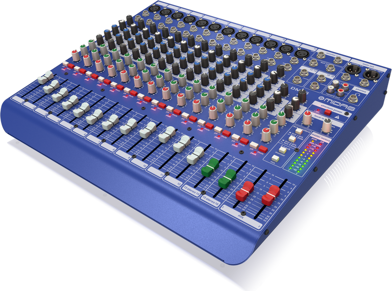 Midas DM16 16 Input Analogue Live and Studio Mixer with Midas Microphone Preamplifiers
