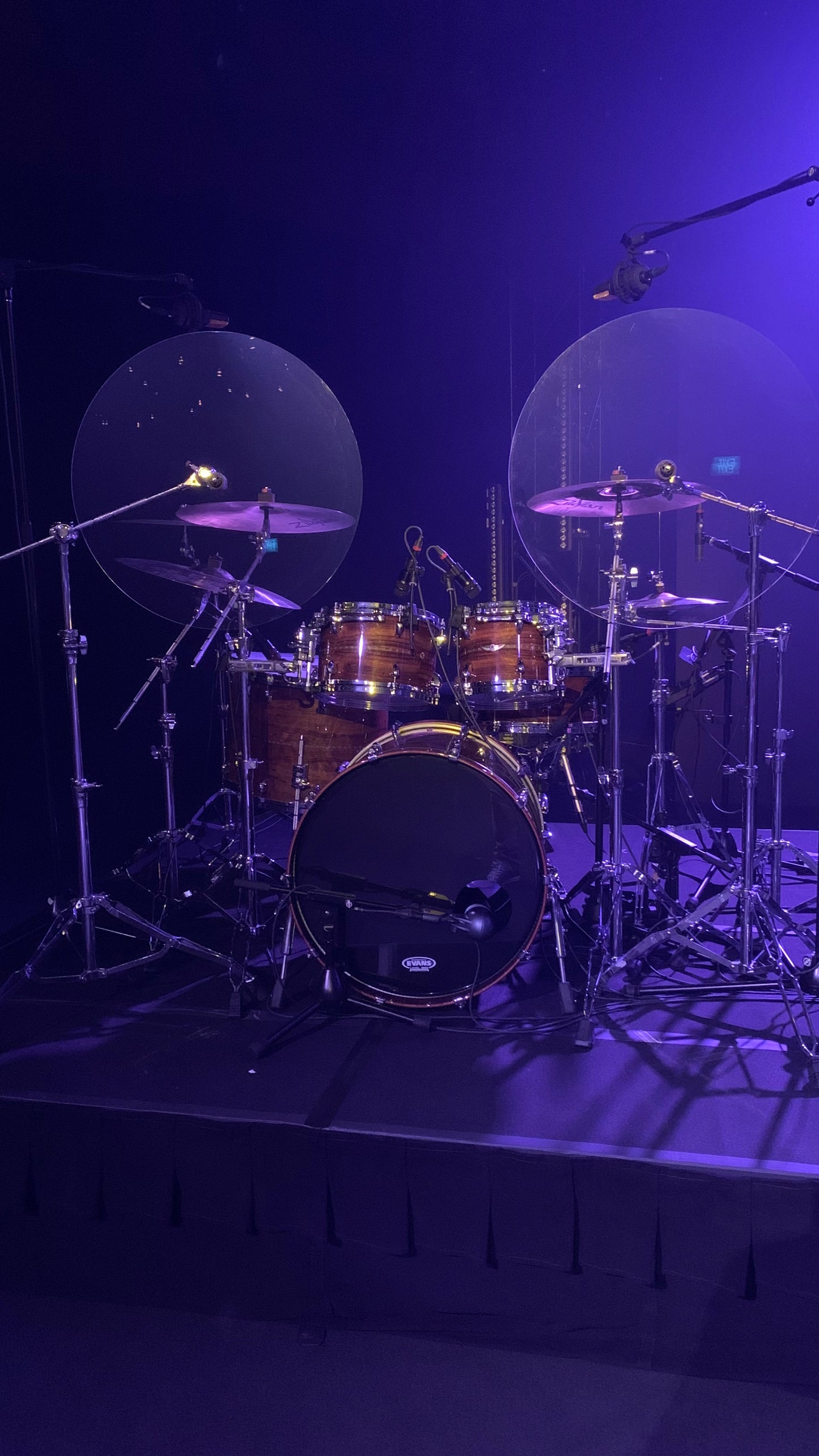 Drums Cymbals Baffles