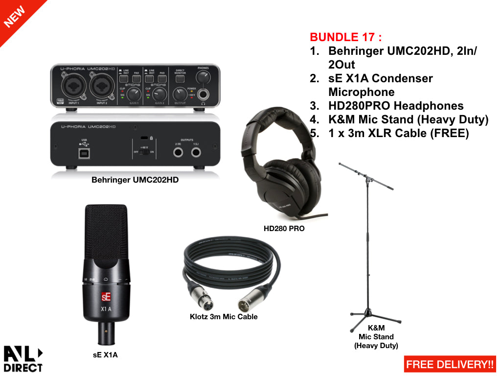 Recording/Podcast Bundles 17 (Behringer)
