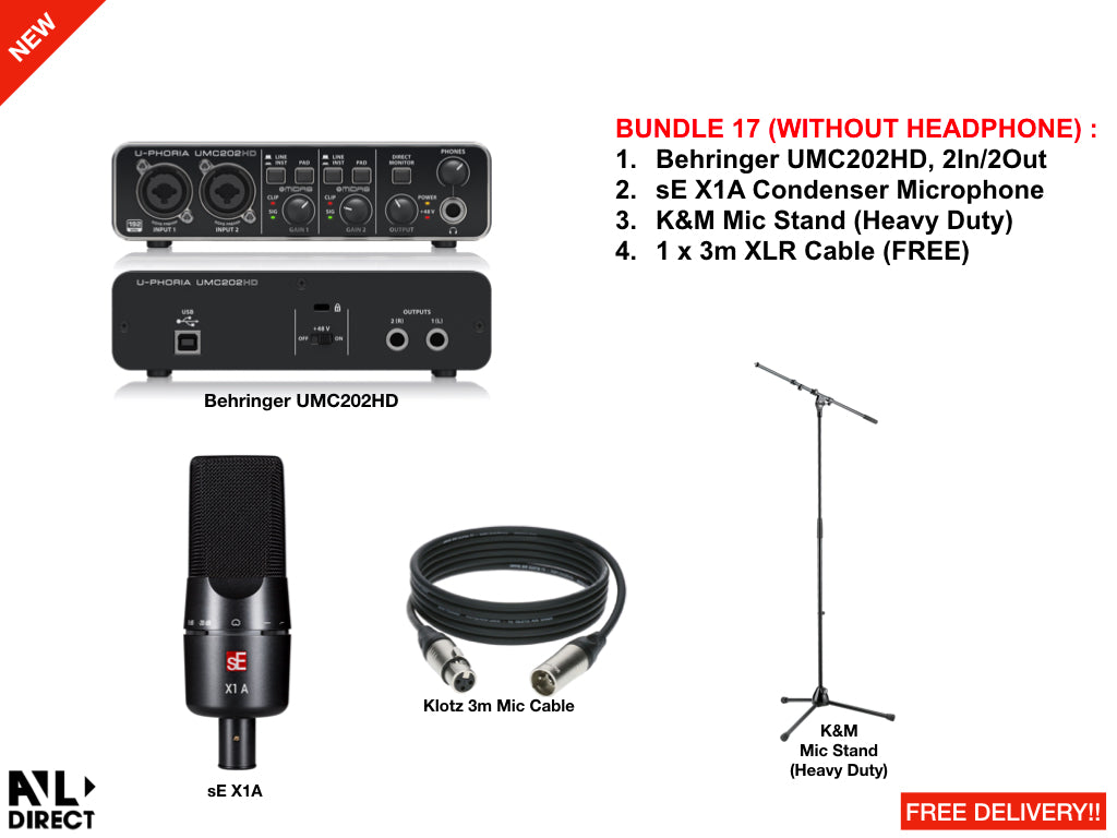 Recording/Podcast Bundles 17 (Behringer)