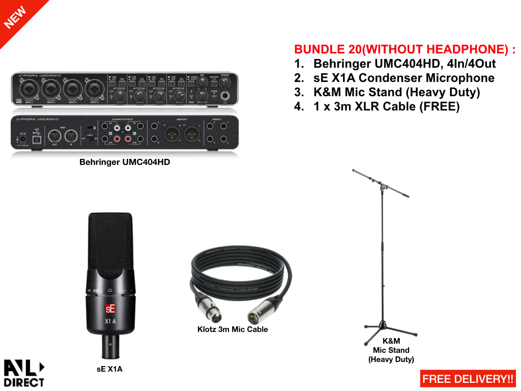 Recording/Podcast Bundles 20 (Behringer)