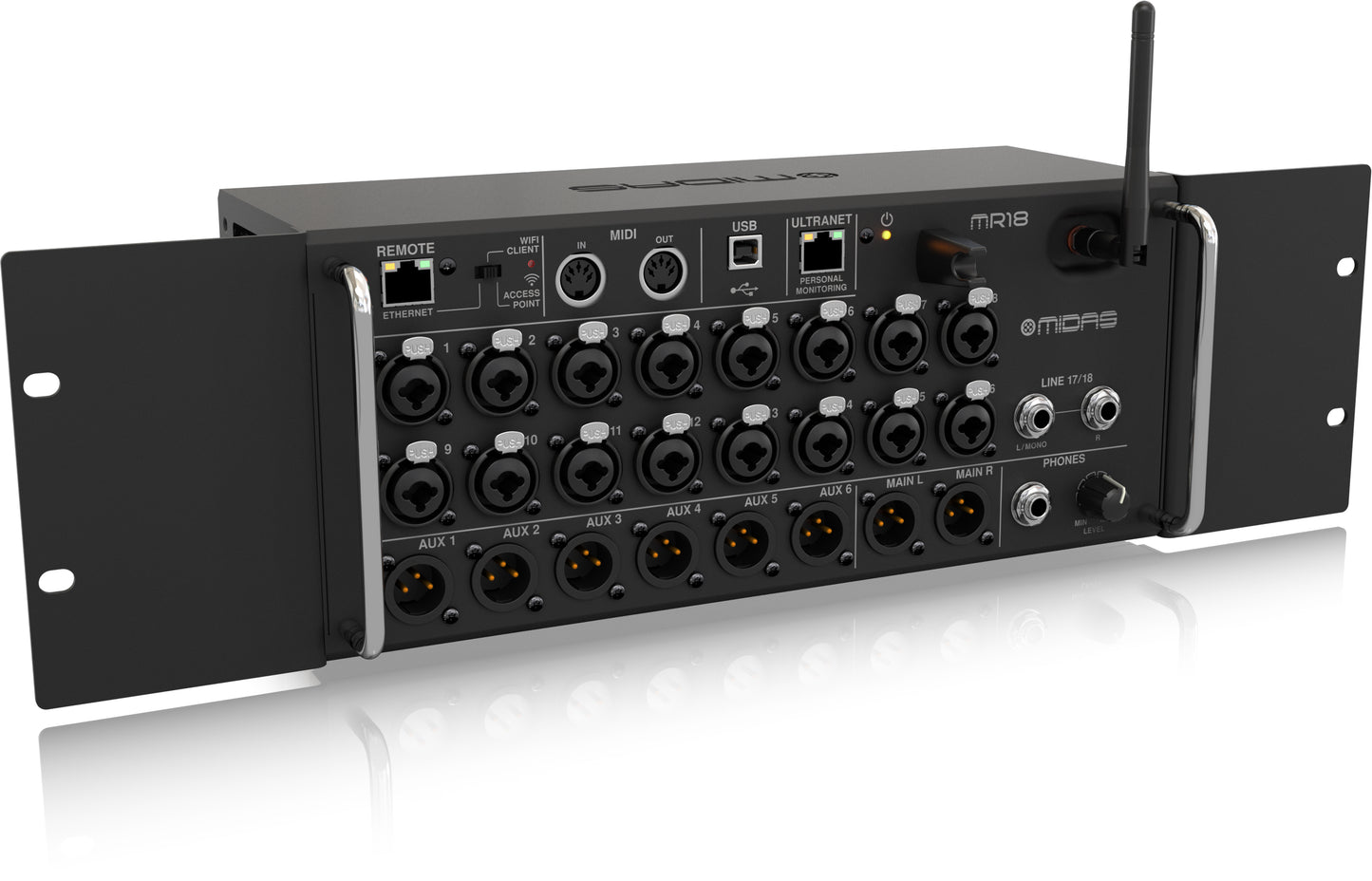 Midas MR18 Digital Mixer for iPad/Android Tablets