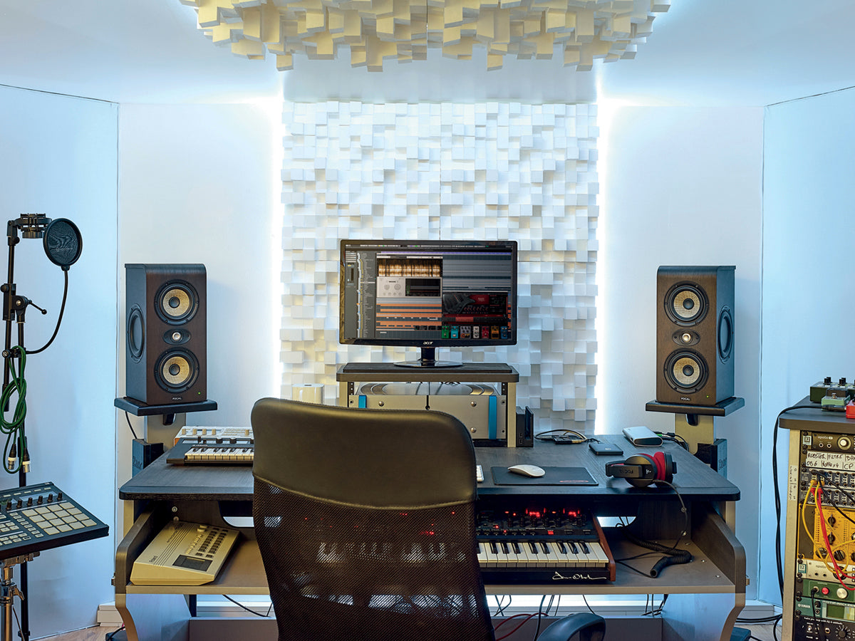 Focal Shape Twin Dual 5" Powered Studio Monitor with Passive Radiators (pc)