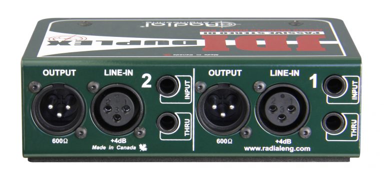 Radial Engineering JDI Duplex - Two Ch Passive DI Box with Jensen Transformers