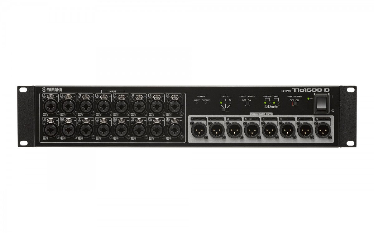 Yamaha Tio1608-D Digital Stage Box with Dante (OUT OF STOCK)
