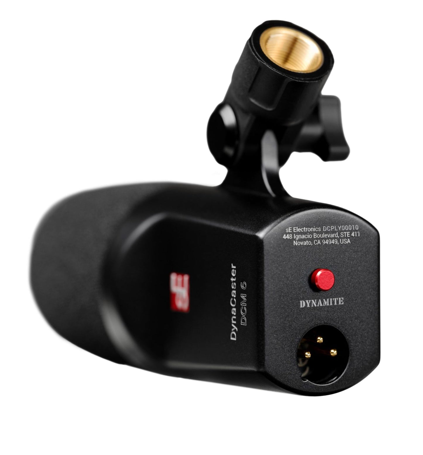 sE Electronics DynaCaster DCM6 Active Dynamic Broadcast Microphone with Mic Preamp
