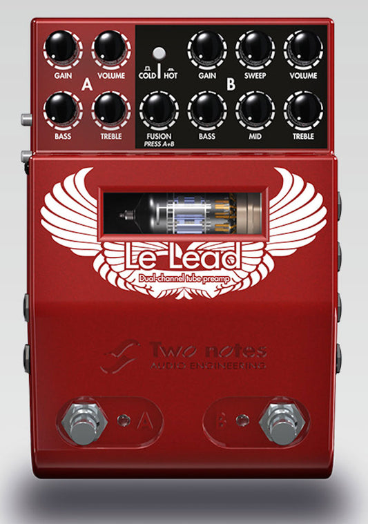 Two Notes Le Lead 2-channel Hi-Gain Tube Preamp Pedal (Left 1)