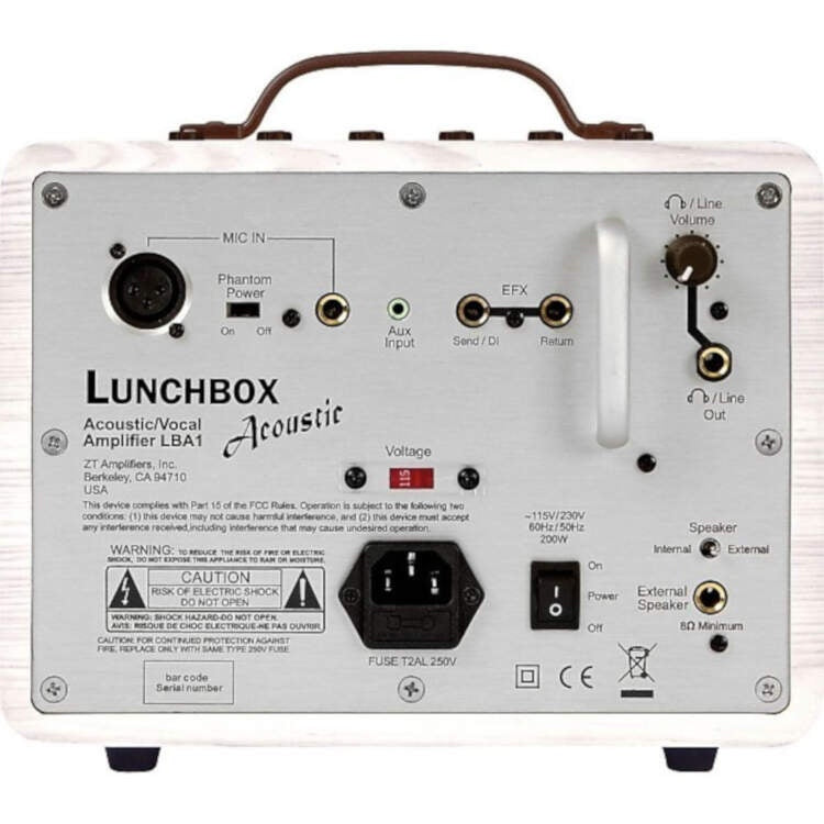 ZT LBA1 Lunchbox 2-Channel Acoustic Amplifier
